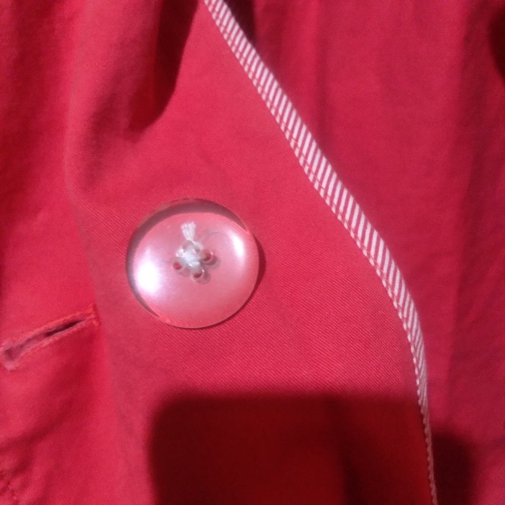 Sonoma 3/4 sleeve rosy red jacket with belt size medium - Picture 10 of 11